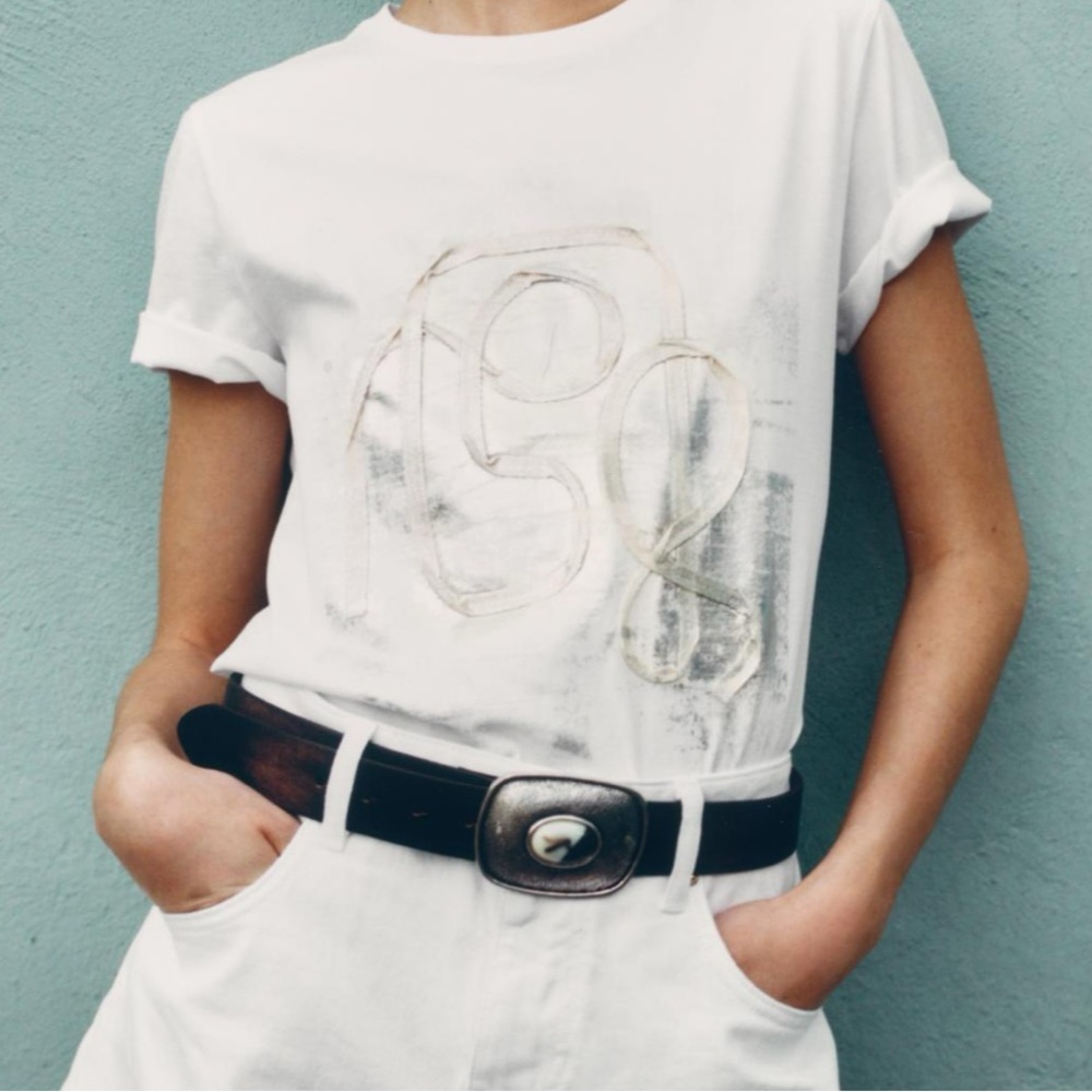 ZARA LEATHER BELT WITH HEWN BUCKLE Bloggers favorite